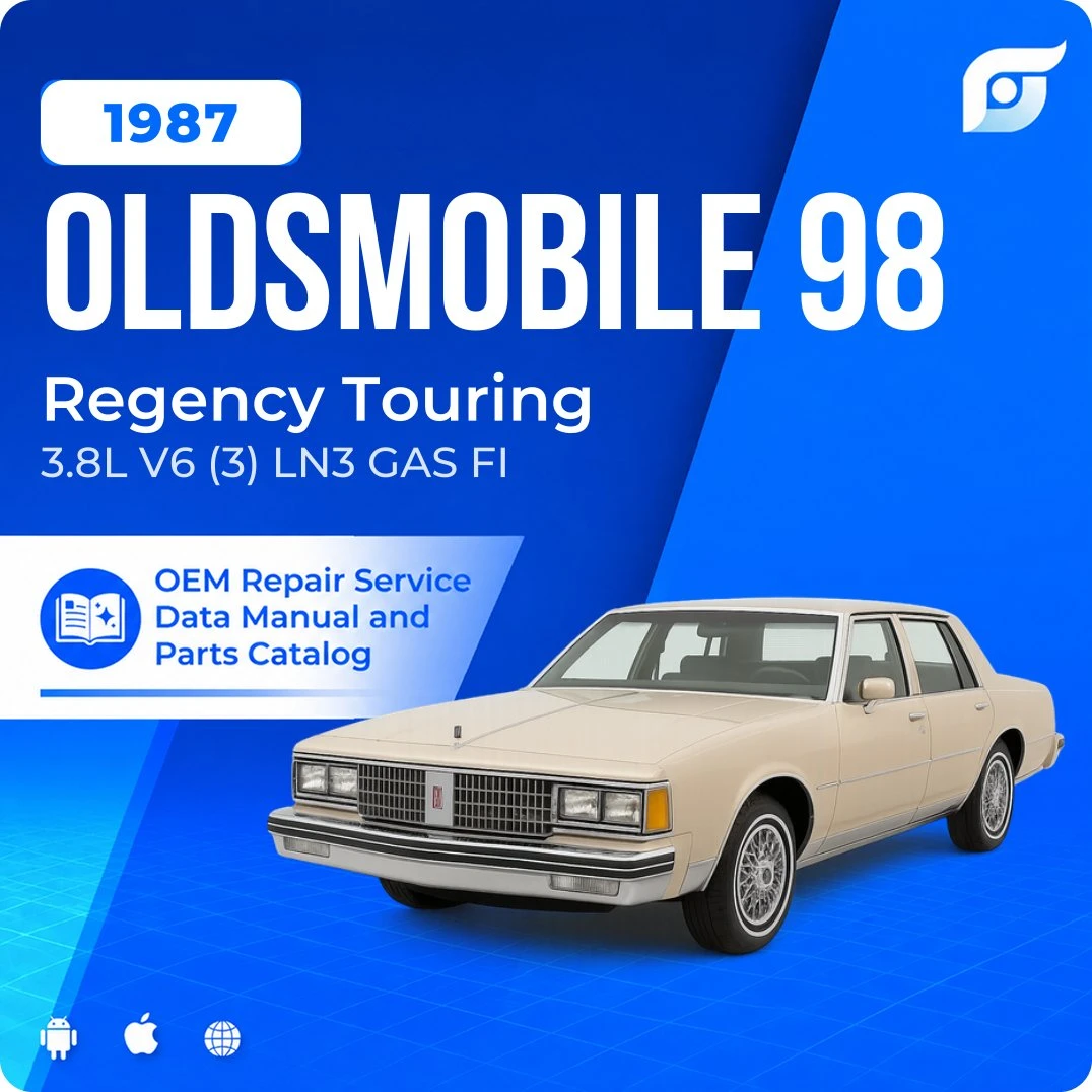 1987 Oldsmobile 98 Regency Touring - OEM Repair Service Manual