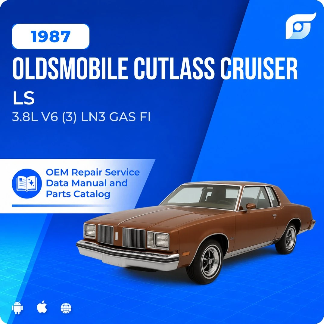 1987 Oldsmobile Cutlass Cruiser LS - OEM Repair Service Manual