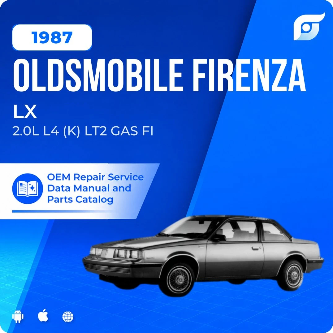 1987 Oldsmobile Firenza LX - OEM Repair Service Manual