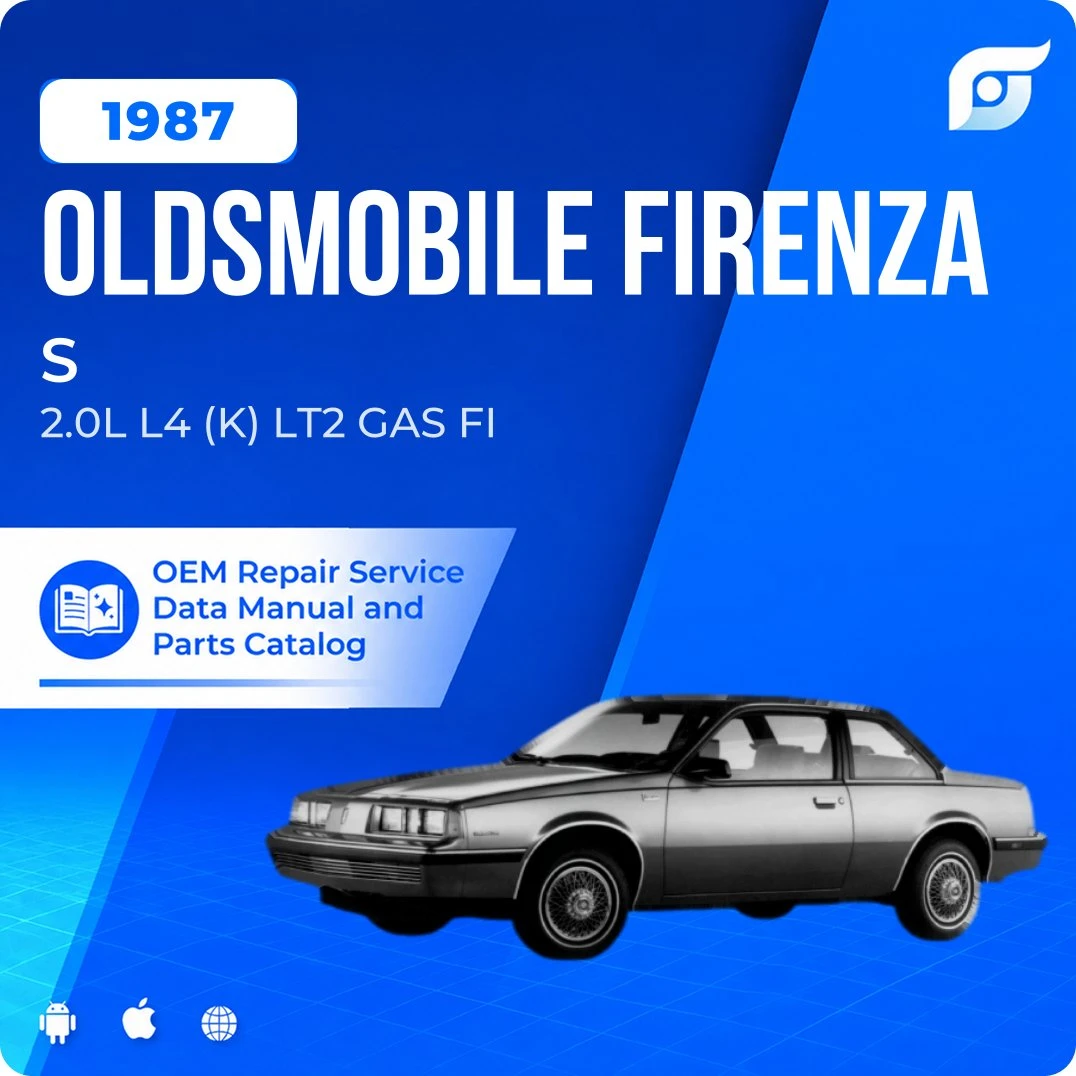1987 Oldsmobile Firenza S - OEM Repair Service Manual