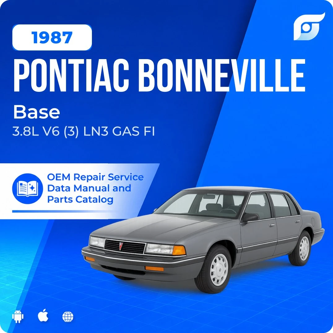 1987 Pontiac Bonneville Base - OEM Repair Service Manual