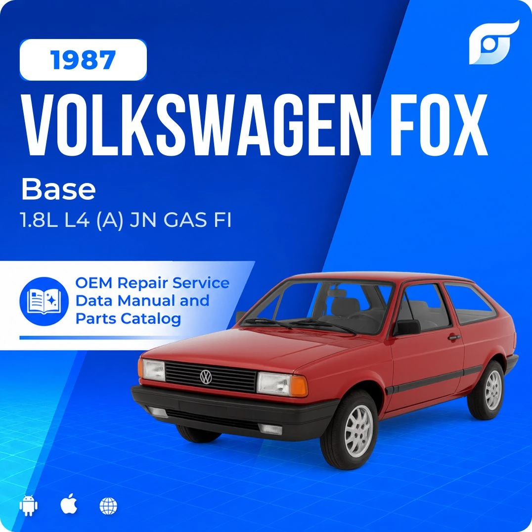 1987 Volkswagen Fox Base - OEM Repair Service Manual
