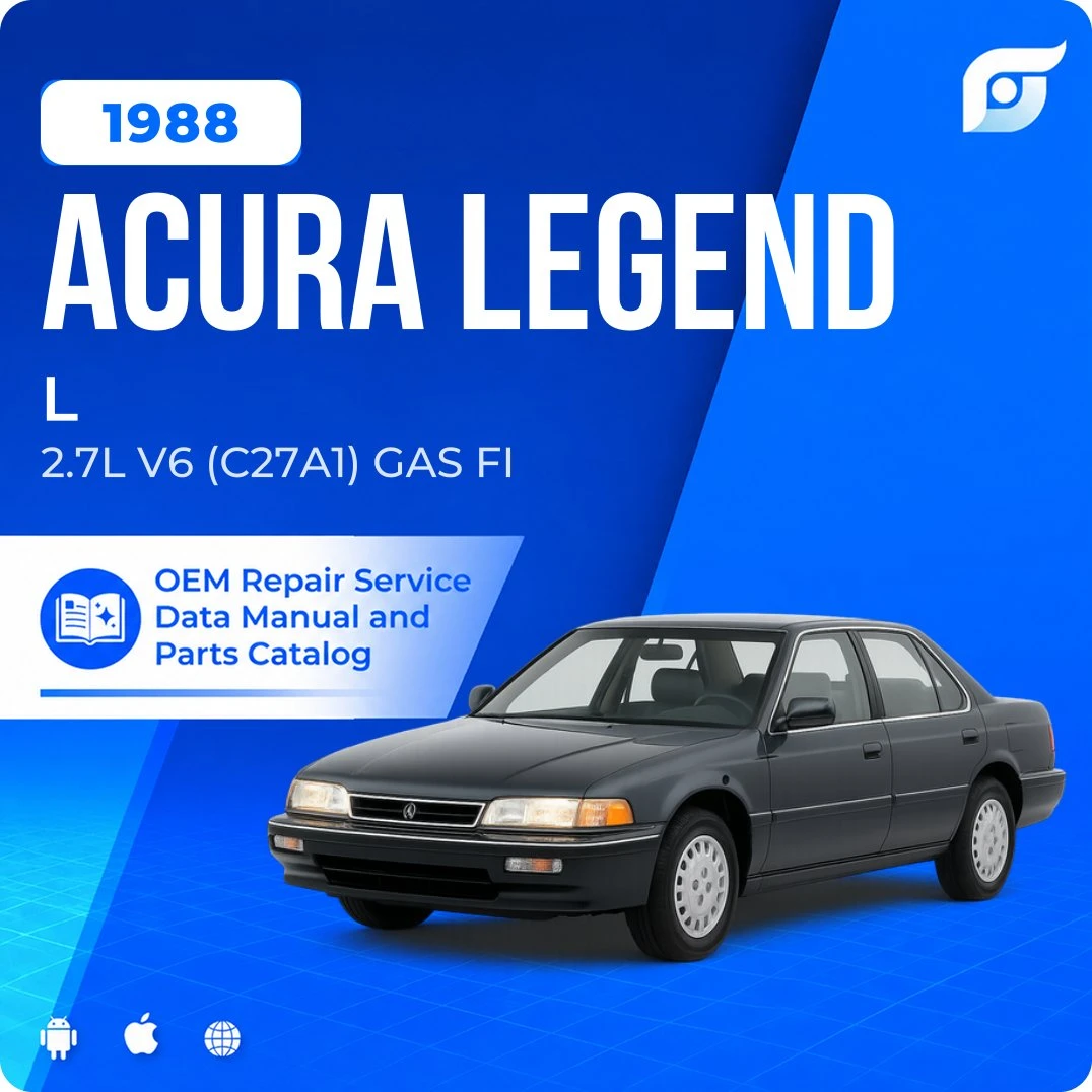 1988 Acura Legend L - OEM Repair Service Manual
