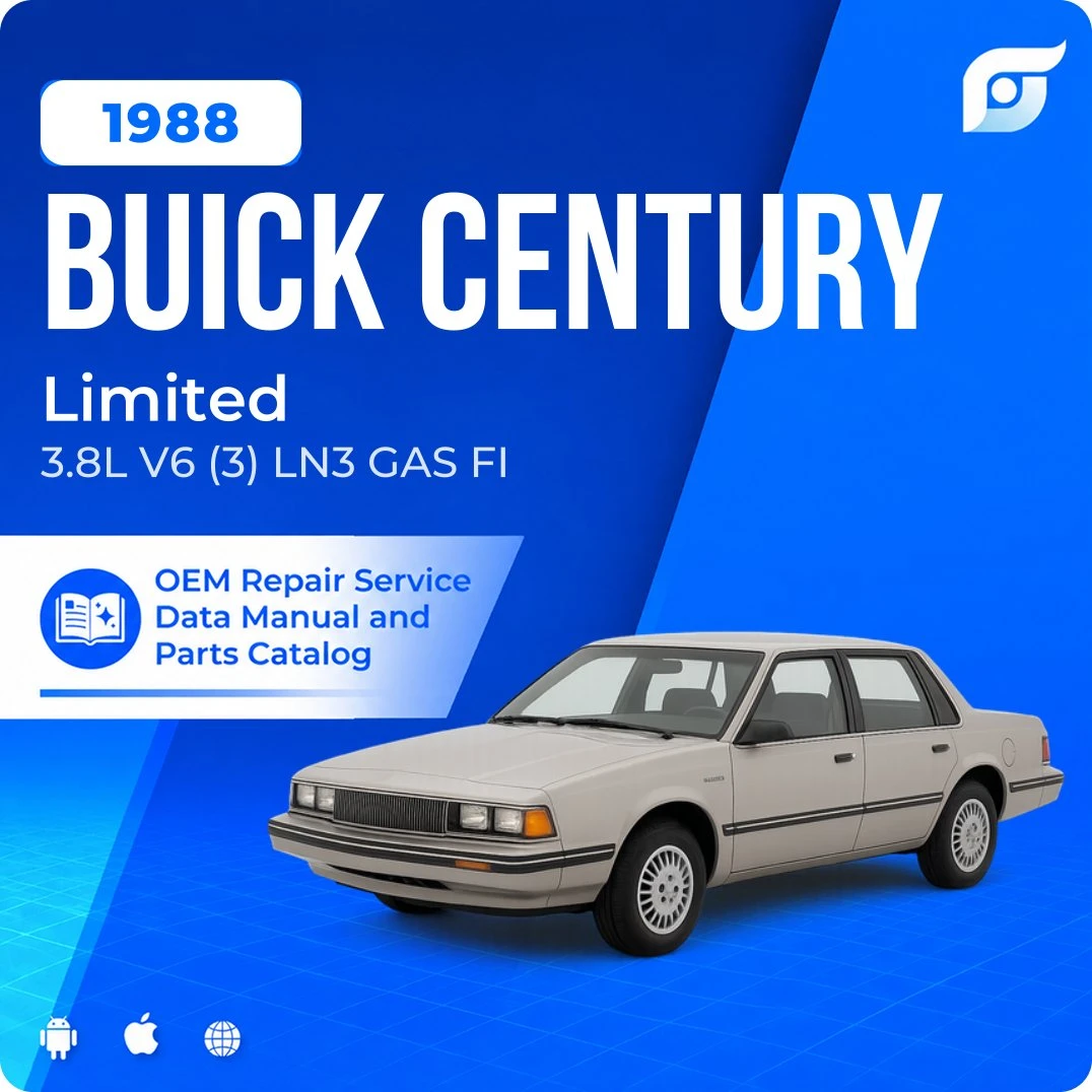1988 Buick Century Limited - OEM Repair Service Manual