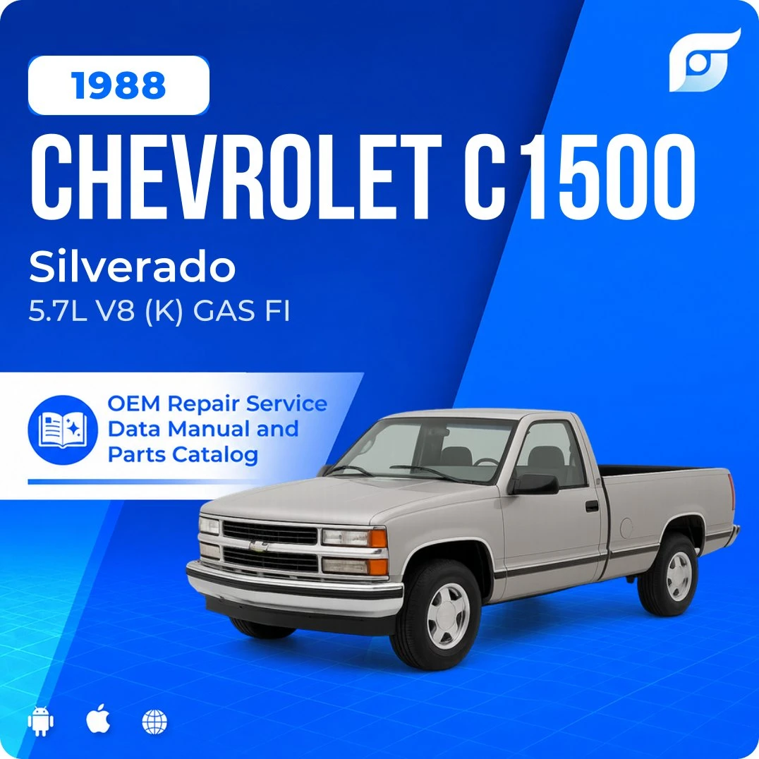 1988 Chevrolet C1500 Silverado - OEM Repair Service Manual