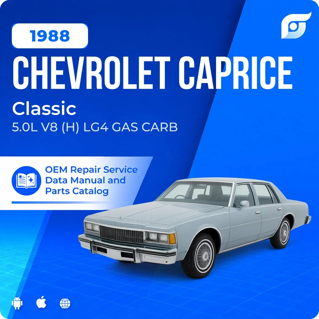 1988 Chevrolet Caprice Classic - OEM Repair Service Manual