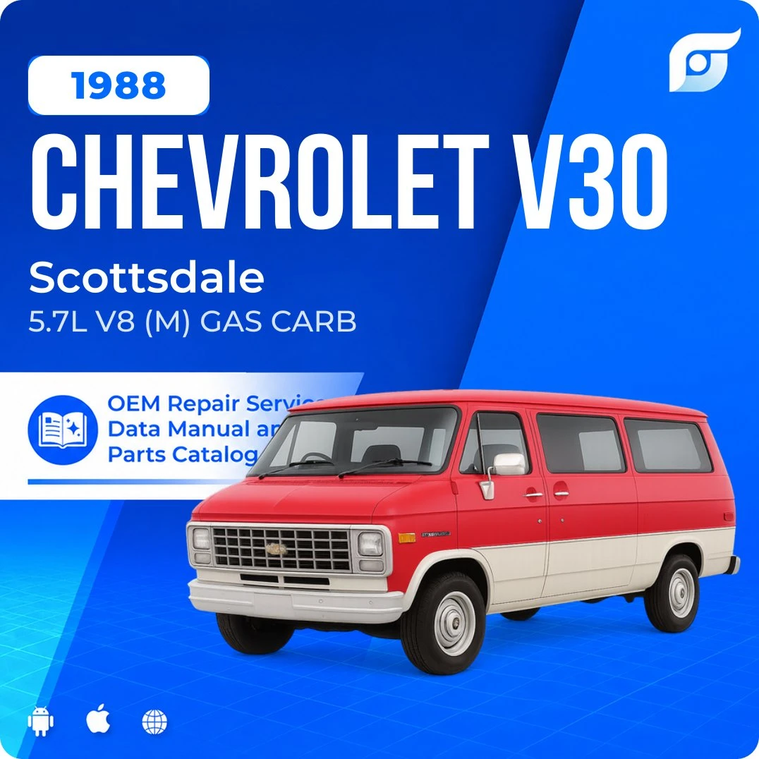 1988 Chevrolet V30 Scottsdale - OEM Repair Service Manual