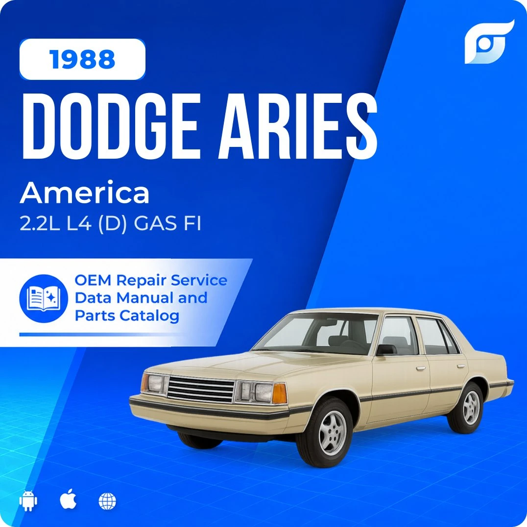 1988 Dodge Aries America - OEM Repair Service Manual