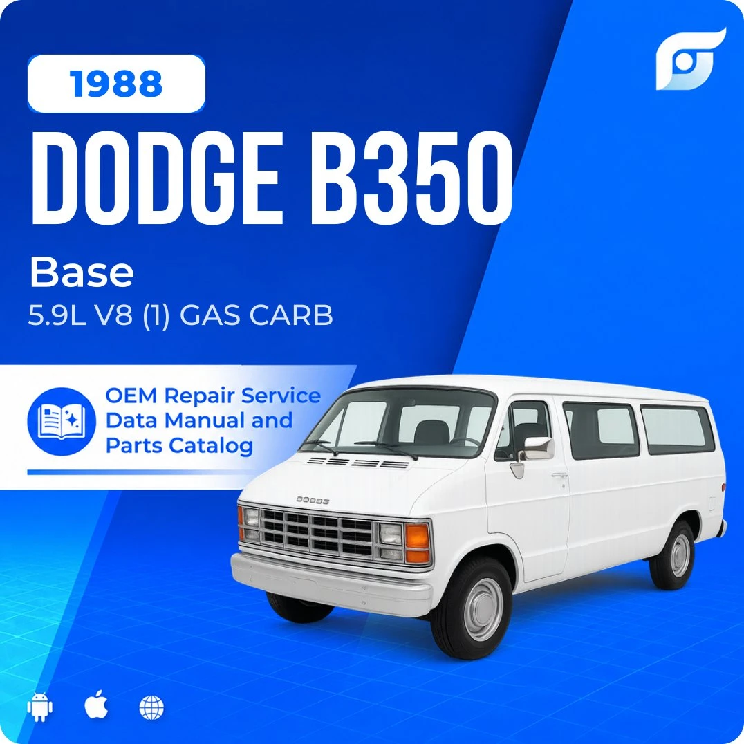 1988 Dodge B350 Base - OEM Repair Service Manual