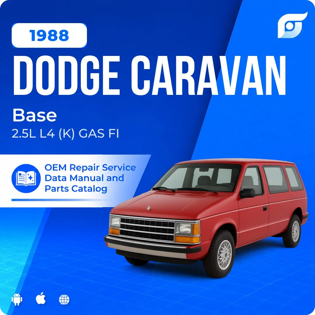 1988 Dodge Caravan Base - OEM Repair Service Manual