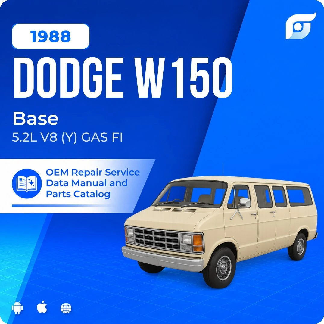 1988 Dodge W150 Base - OEM Repair Service Manual