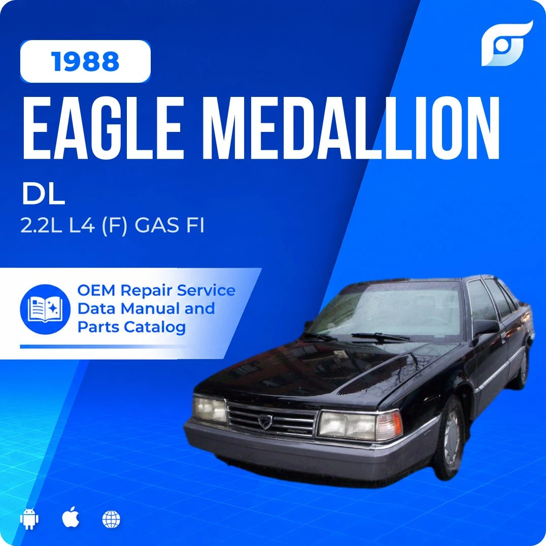 1988 Eagle Medallion DL - OEM Repair Service Manual