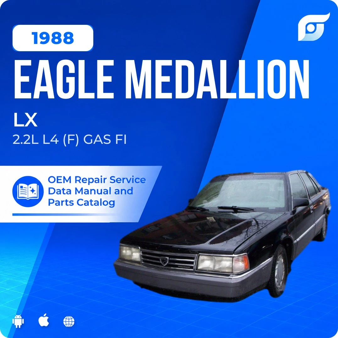 1988 Eagle Medallion LX - OEM Repair Service Manual