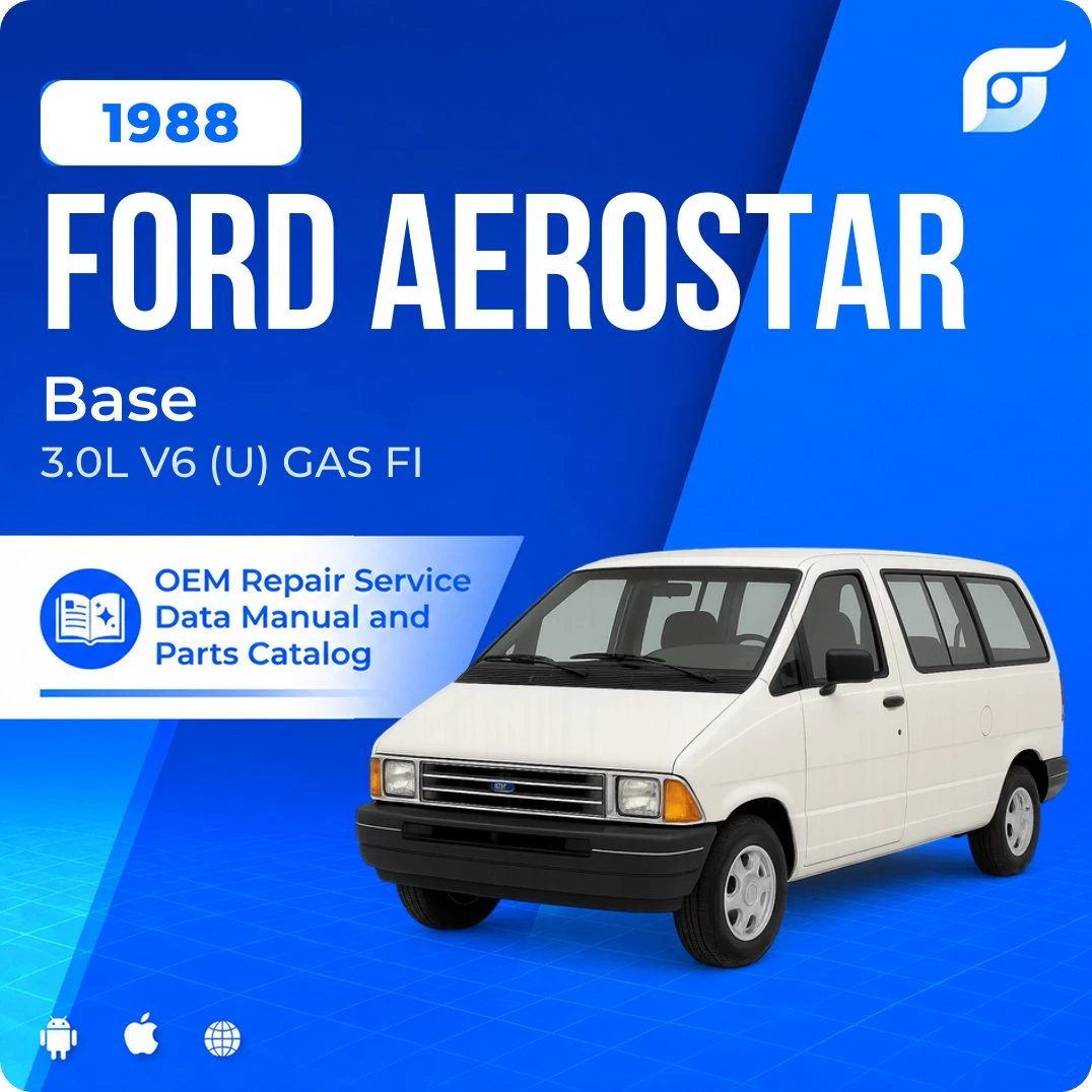1988 Ford Aerostar Base - OEM Repair Service Manual