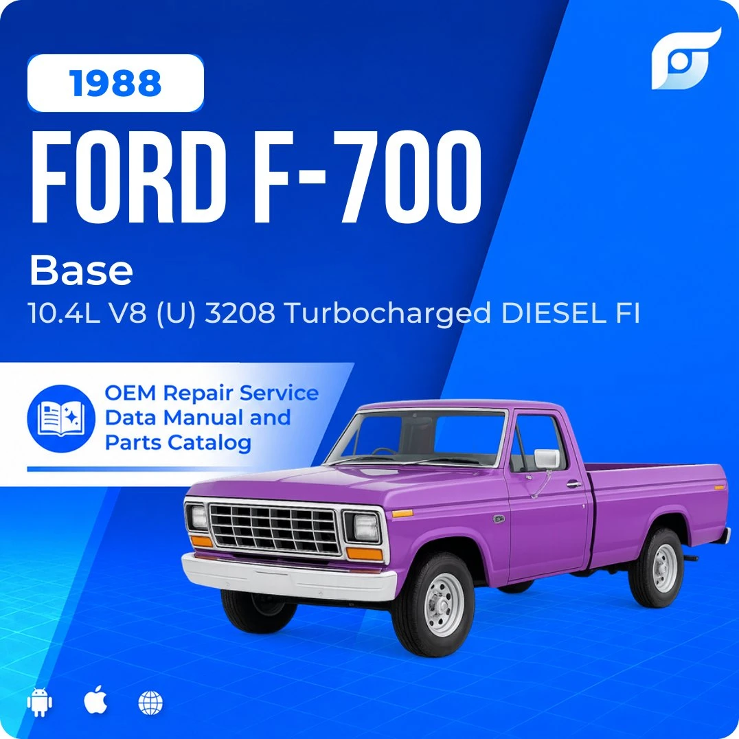 1988 Ford F-700 Base - OEM Repair Service Manual