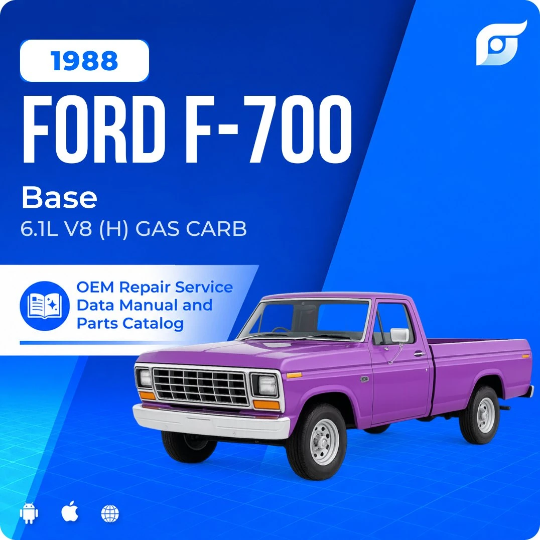 1988 Ford F-700 Base - OEM Repair Service Manual