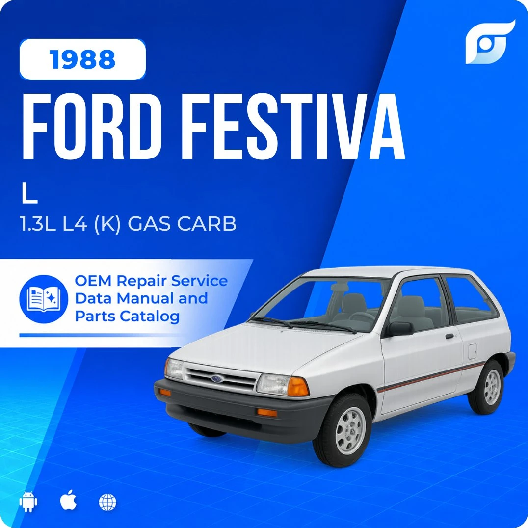 1988 Ford Festiva L - OEM Repair Service Manual