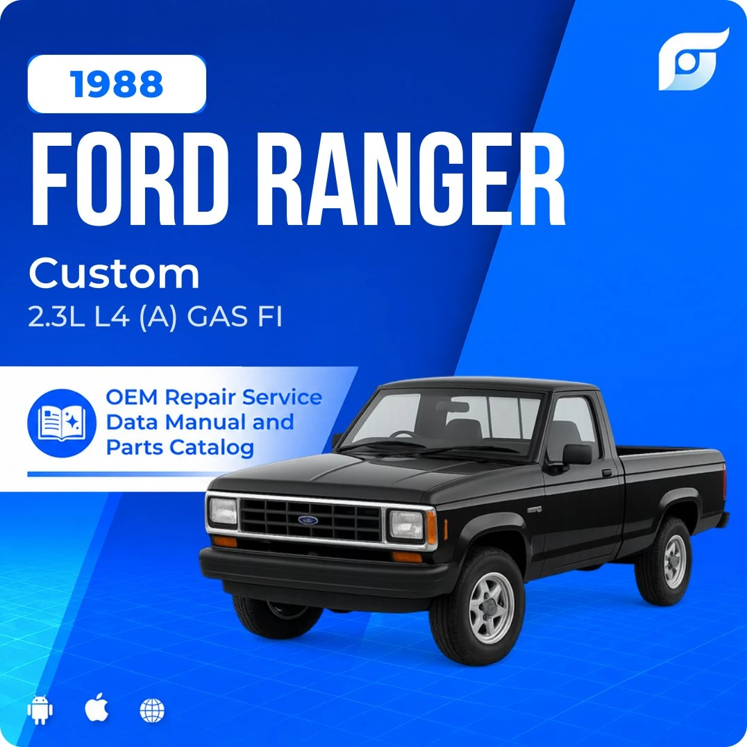 1988 Ford Ranger Custom - OEM Repair Service Manual