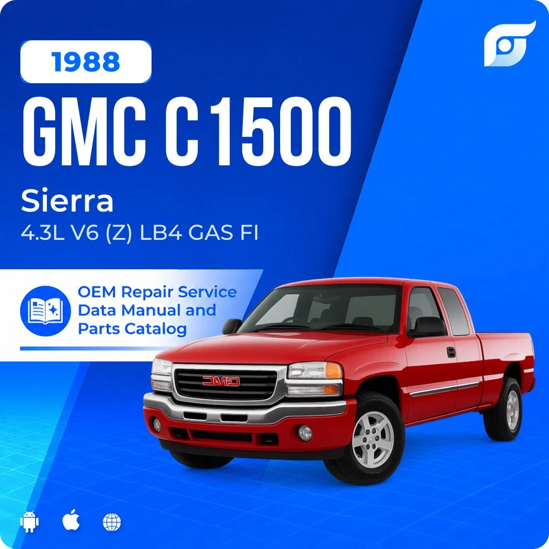 1988 GMC C1500 Sierra - OEM Repair Service Manual