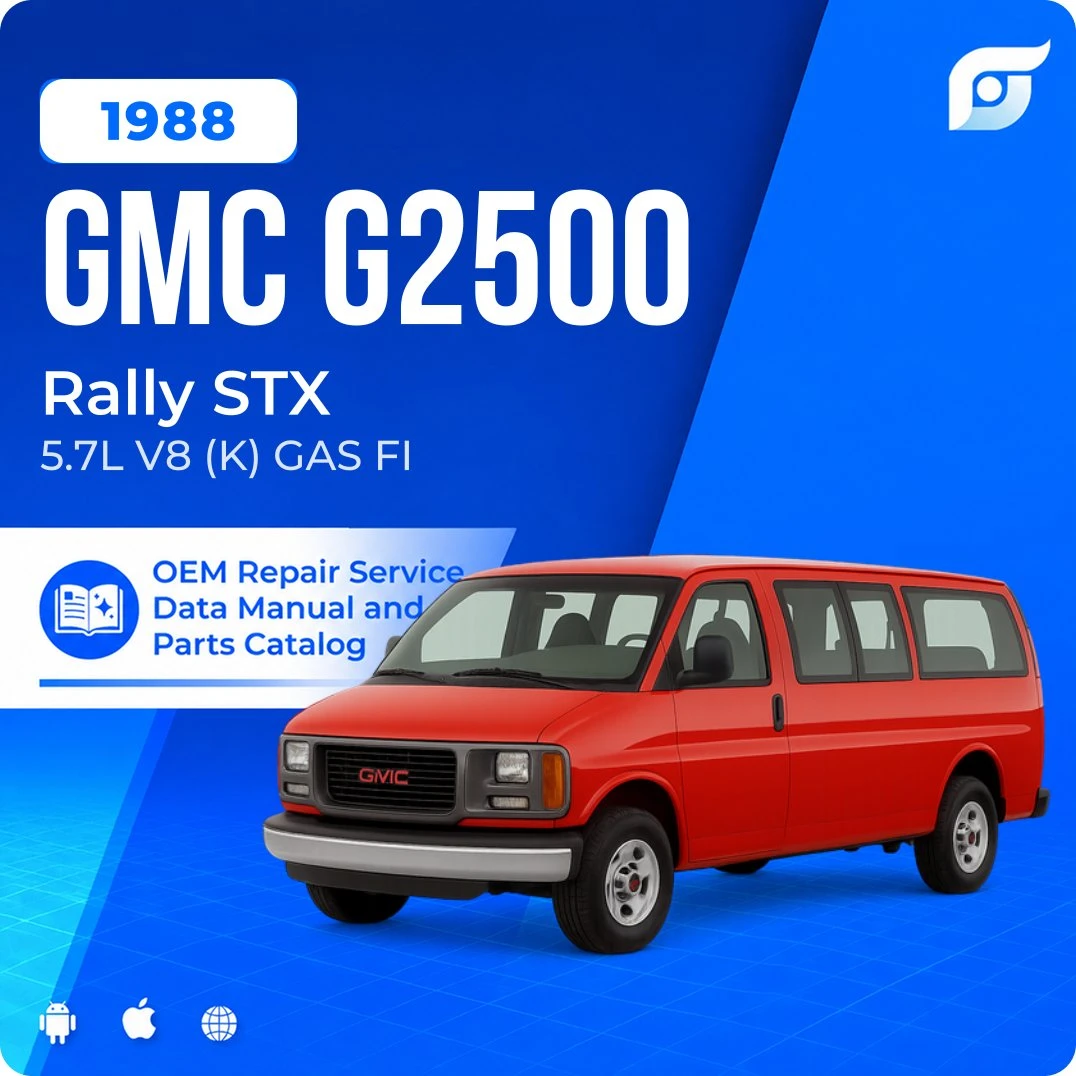 1988 GMC G2500 Rally STX - OEM Repair Service Manual
