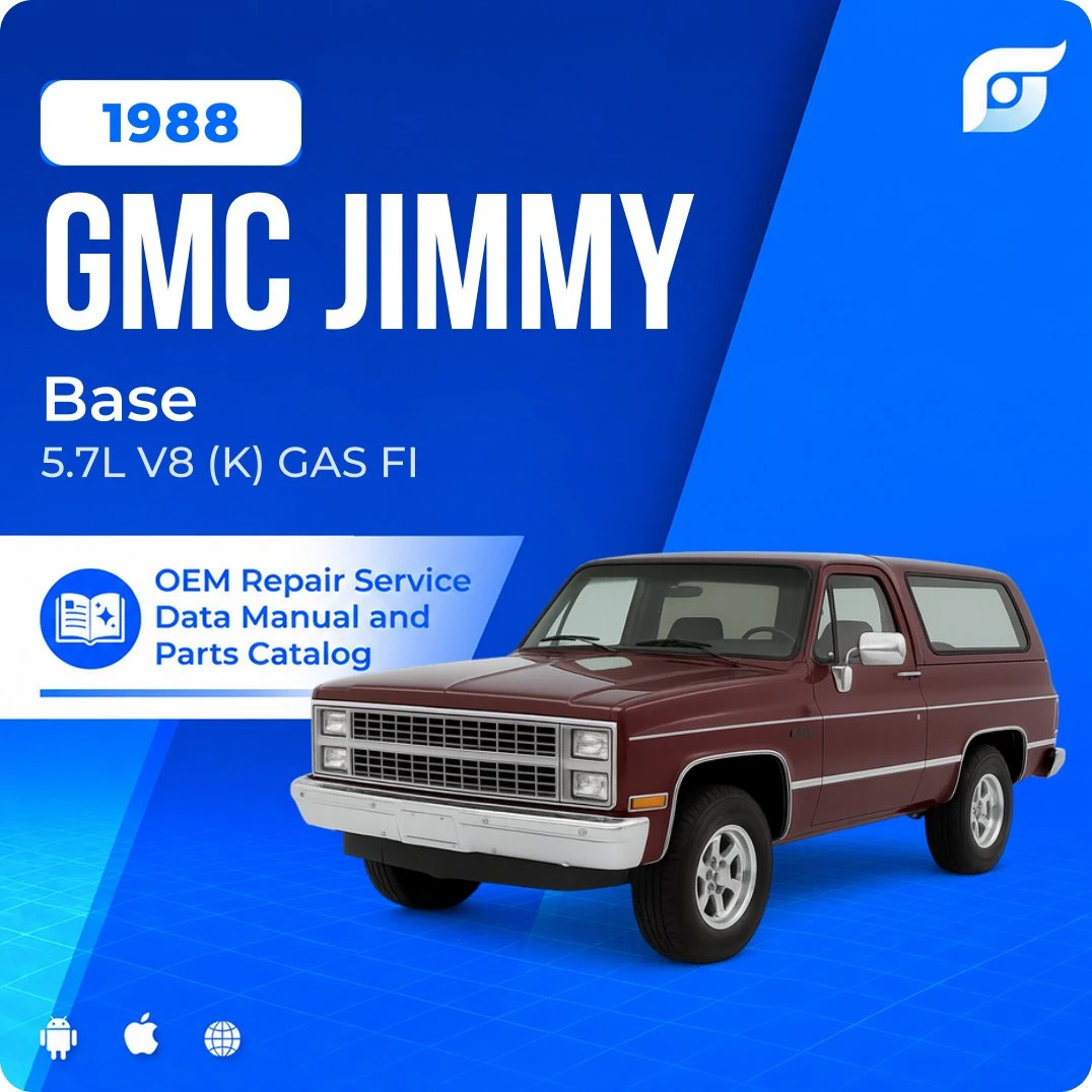 1988 GMC Jimmy Base - OEM Repair Service Manual