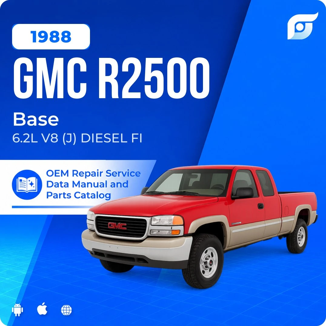 1988 GMC R2500 Base - OEM Repair Service Manual
