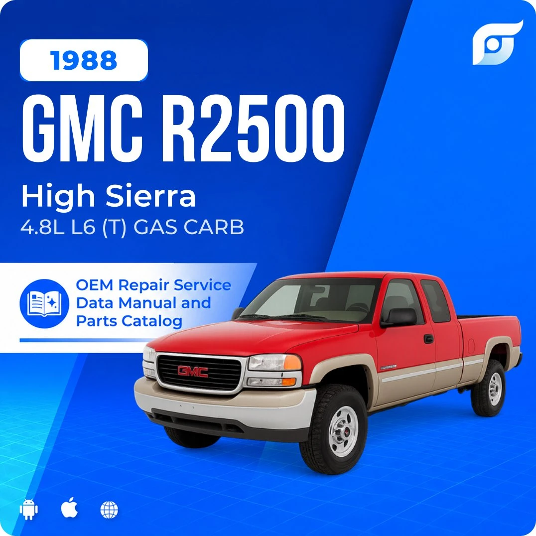 1988 GMC R2500 High Sierra - OEM Repair Service Manual