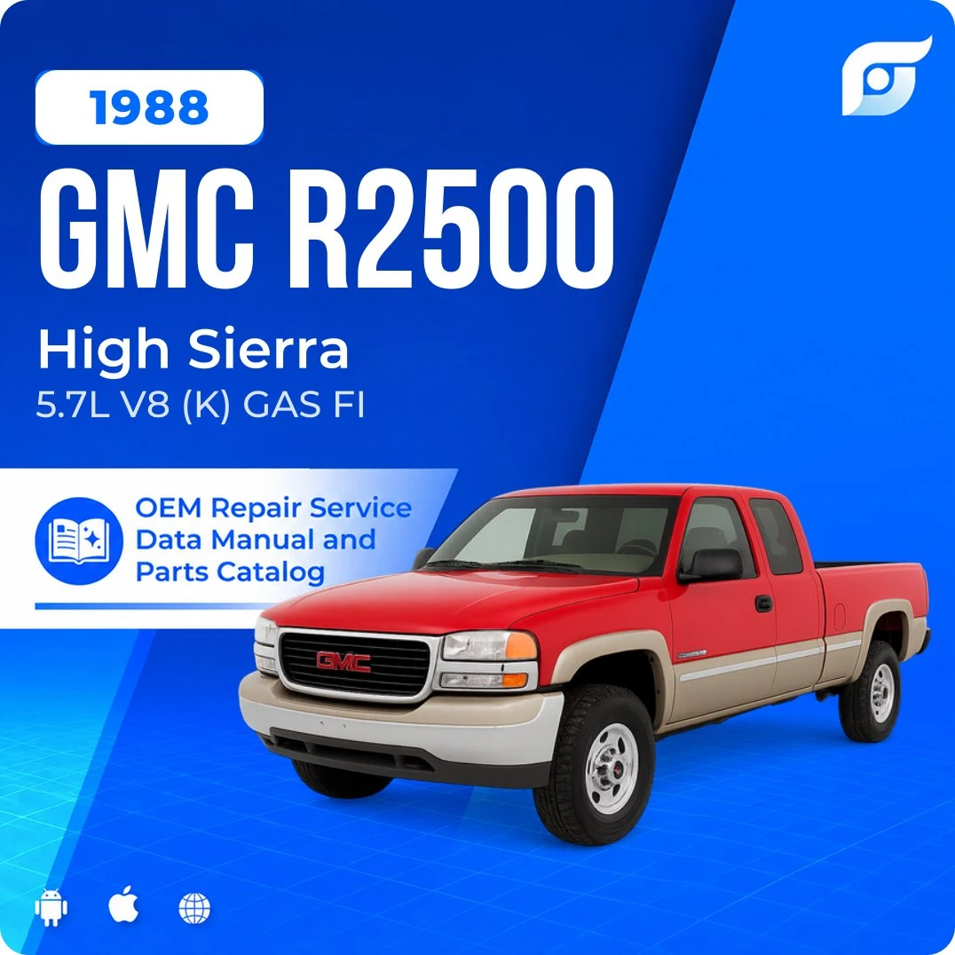 1988 GMC R2500 High Sierra - OEM Repair Service Manual