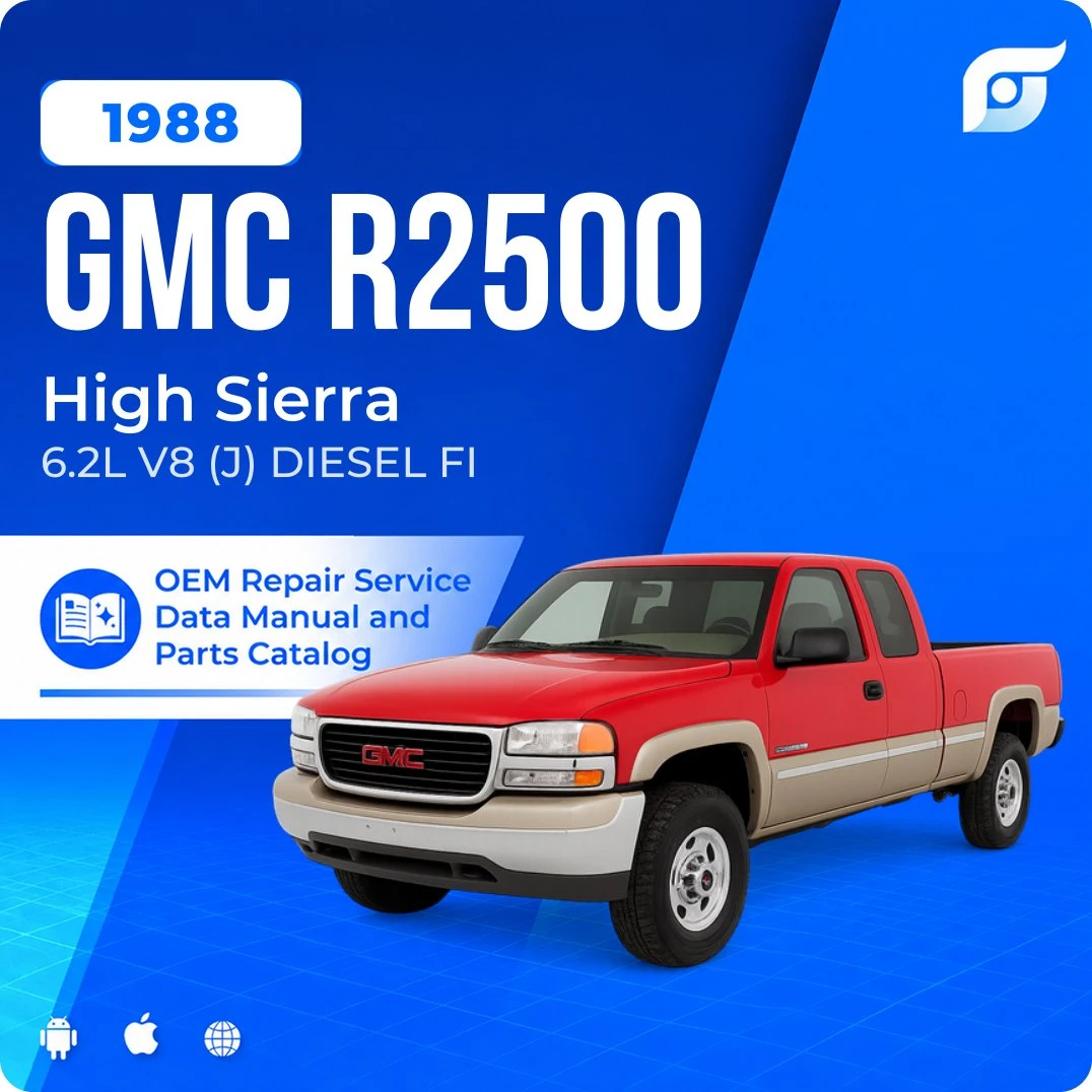 1988 GMC R2500 High Sierra - OEM Repair Service Manual