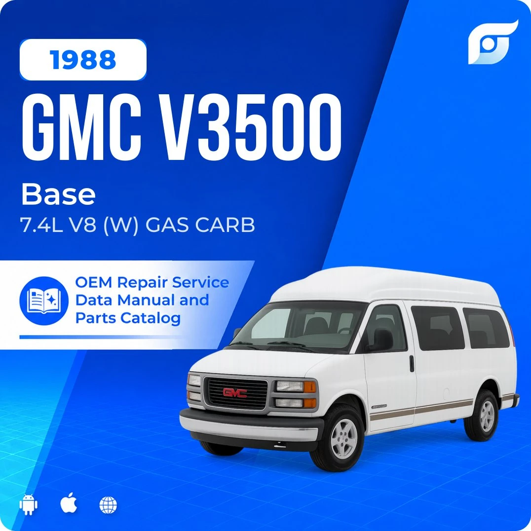 1988 GMC V3500 Base - OEM Repair Service Manual