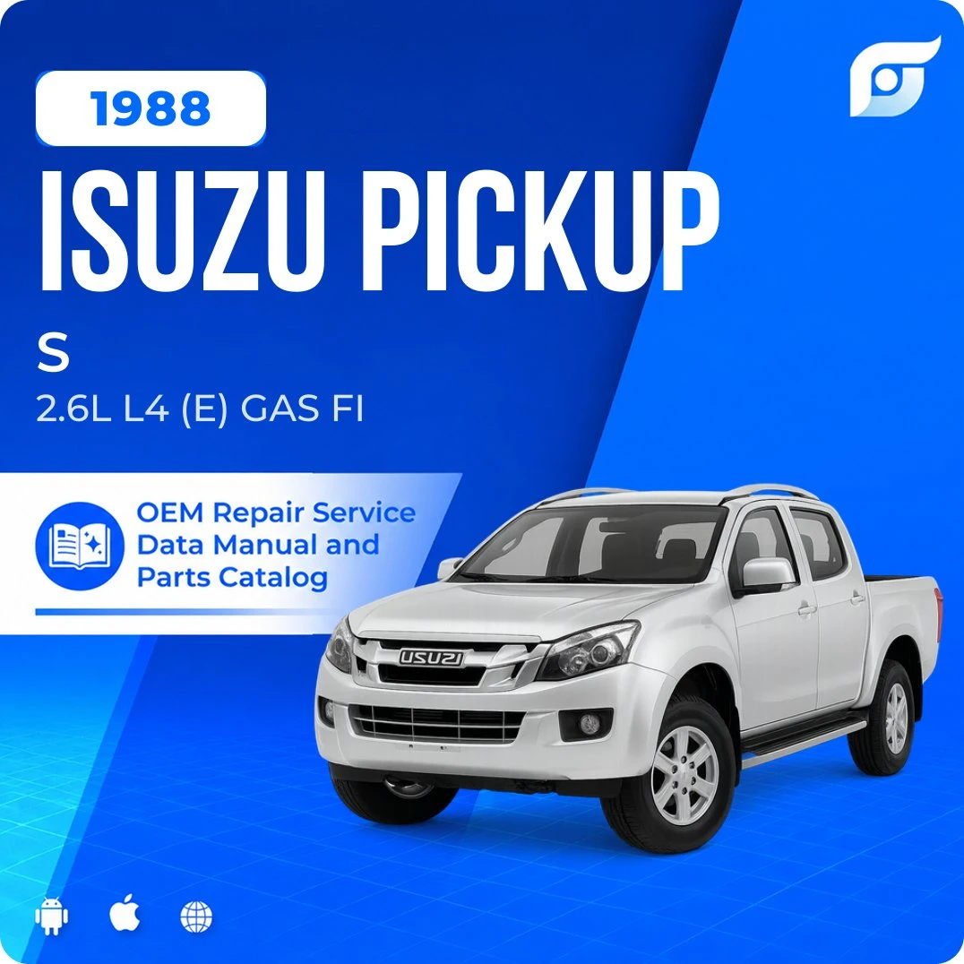 1988 Isuzu Pickup S - OEM Repair Service Manual