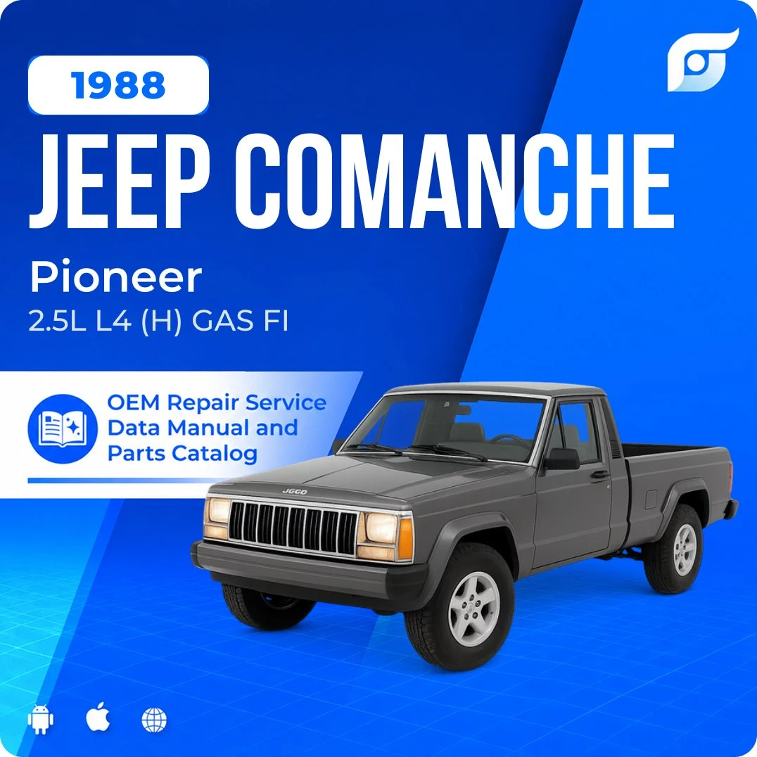 1988 Jeep Comanche Pioneer - OEM Repair Service Manual