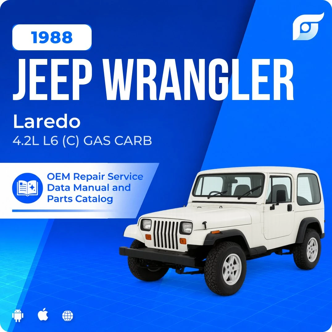 1988 Jeep Wrangler Laredo - OEM Repair Service Manual