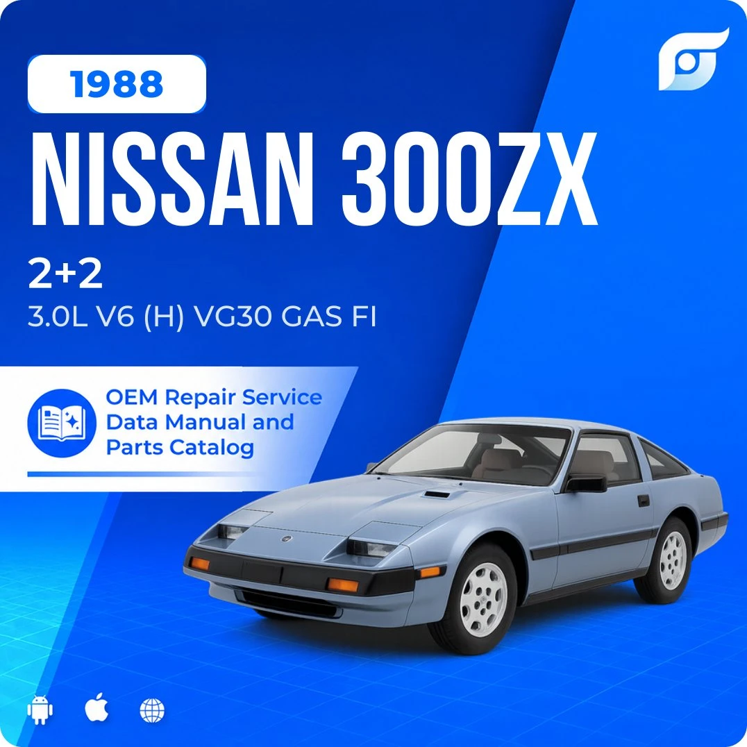 1988 Nissan 300ZX 2+2 - OEM Repair Service Manual