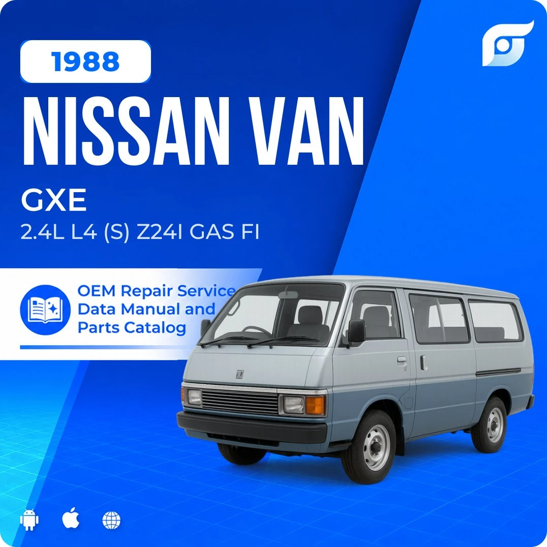 1988 Nissan Van GXE - OEM Repair Service Manual