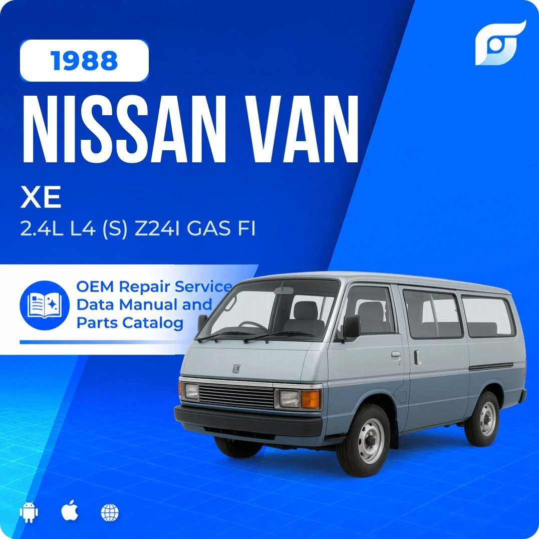 1988 Nissan Van XE - OEM Repair Service Manual