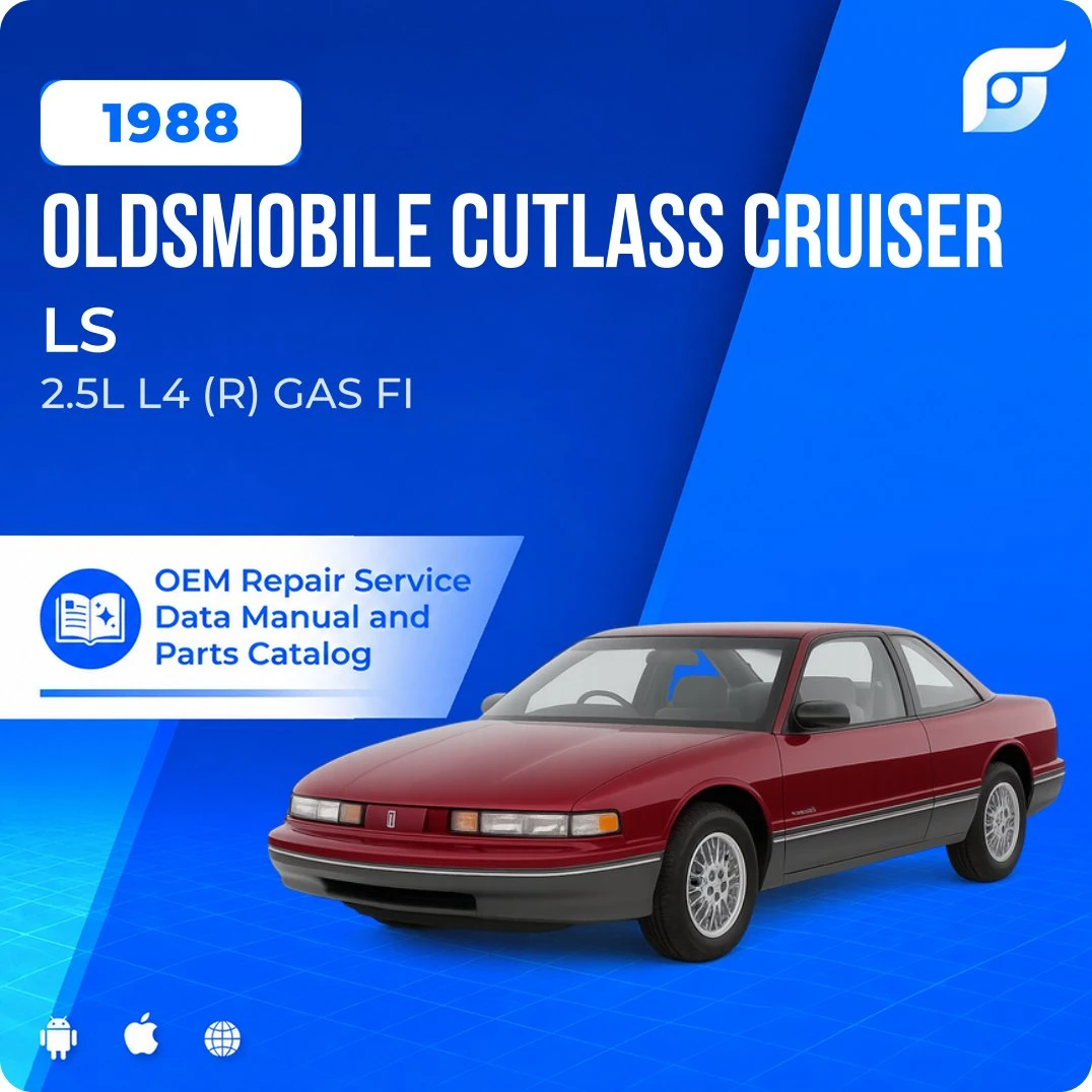 1988 Oldsmobile Cutlass Cruiser LS - OEM Repair Service Manual