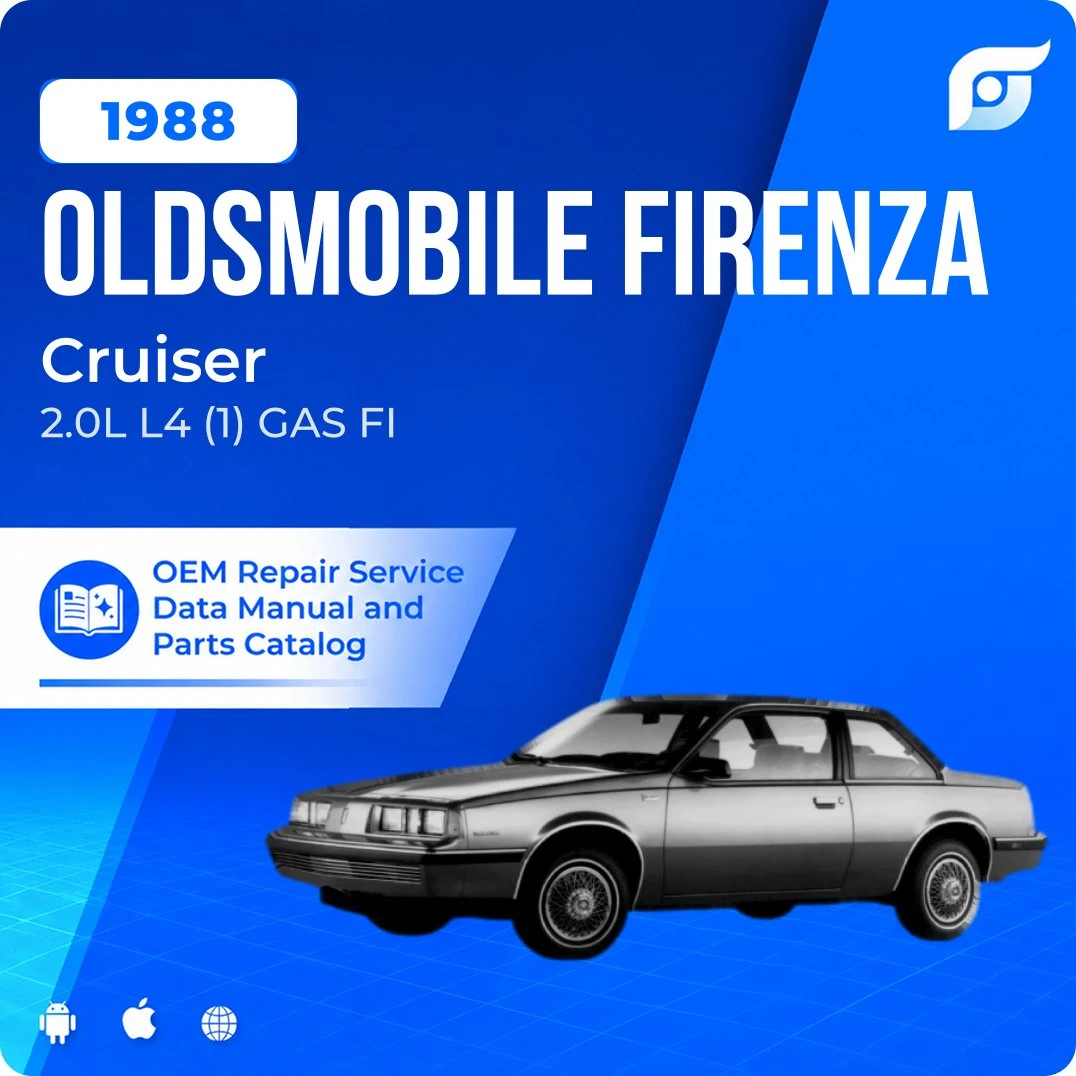 1988 Oldsmobile Firenza Cruiser - OEM Repair Service Manual