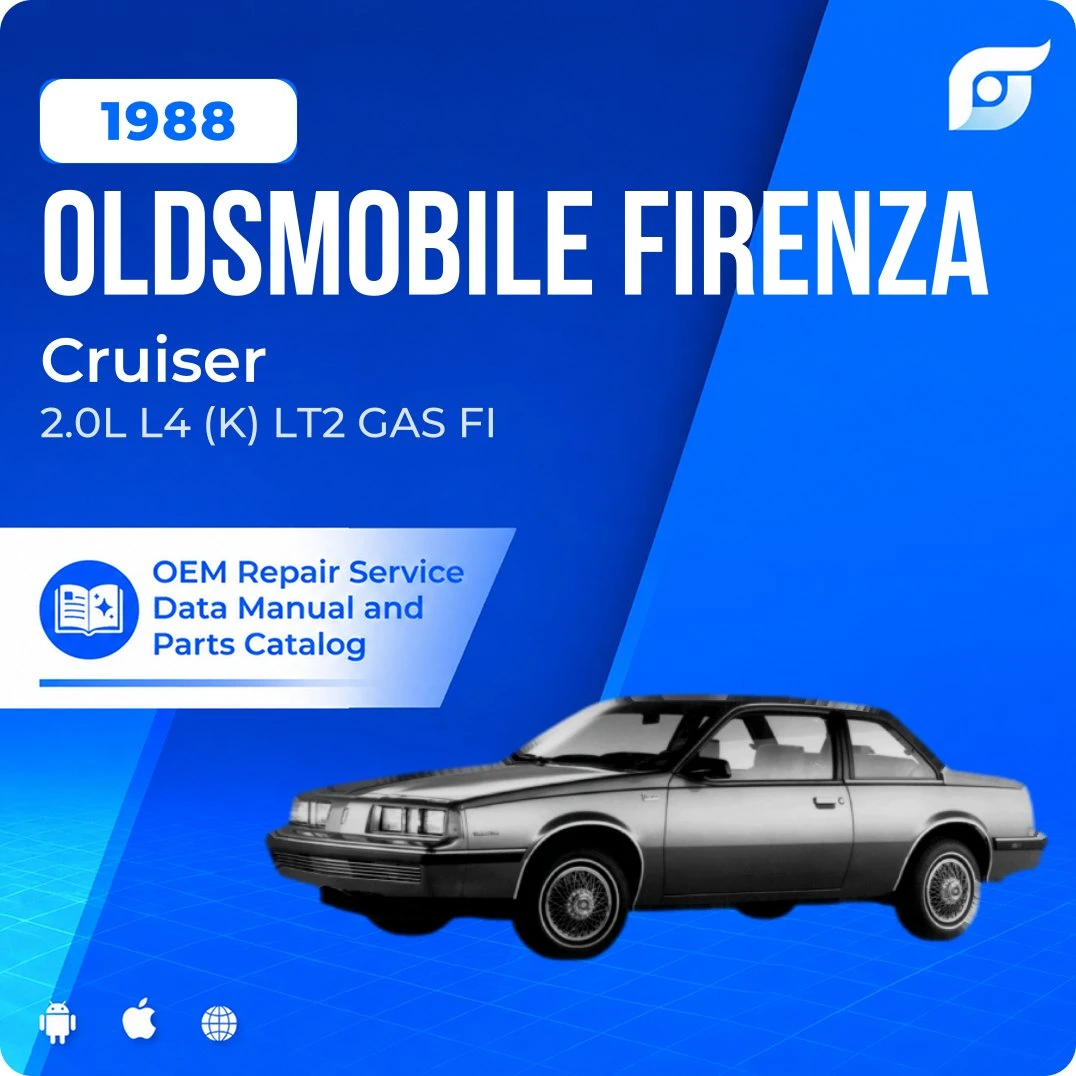 1988 Oldsmobile Firenza Cruiser - OEM Repair Service Manual