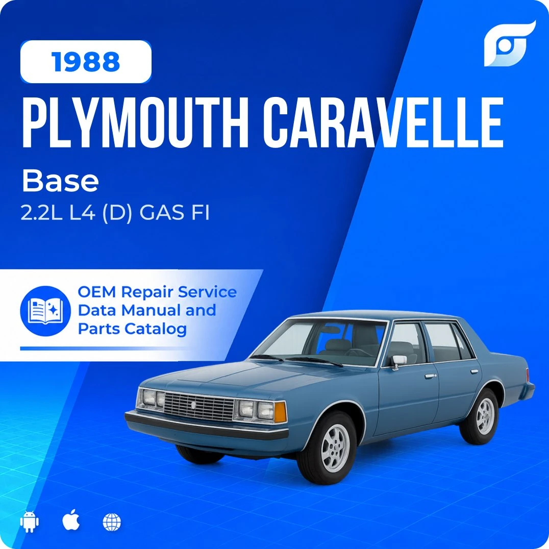 1988 Plymouth Caravelle Base - OEM Repair Service Manual