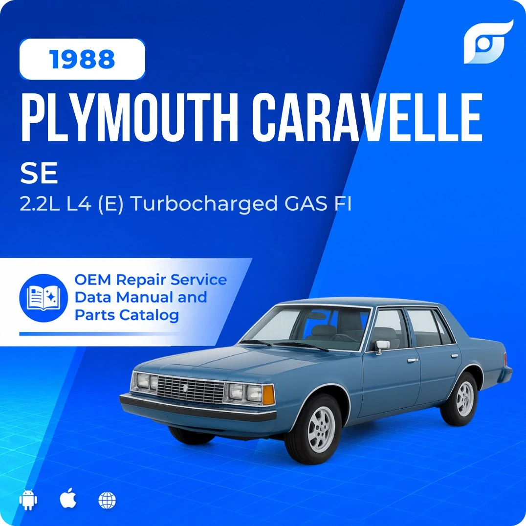 1988 Plymouth Caravelle SE - OEM Repair Service Manual