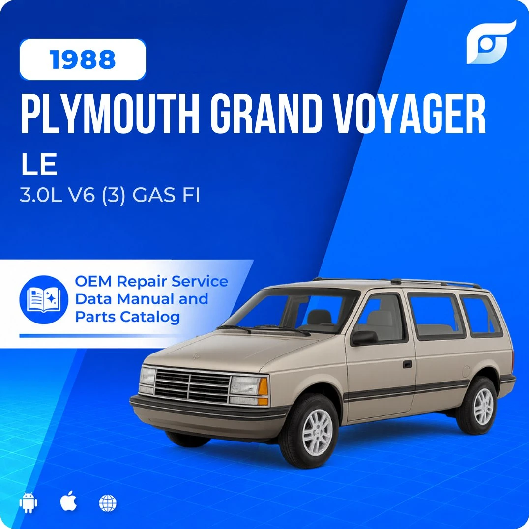 1988 Plymouth Grand Voyager LE - OEM Repair Service Manual