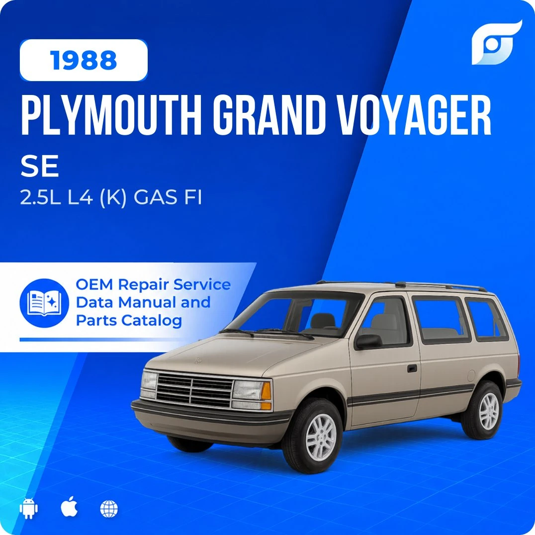 1988 Plymouth Grand Voyager SE - OEM Repair Service Manual