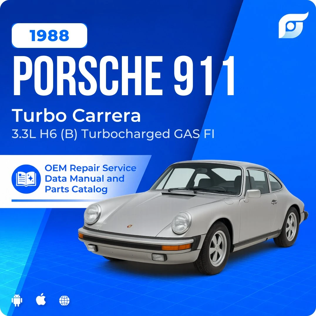 1988 Porsche 911 Turbo Carrera - OEM Repair Service Manual