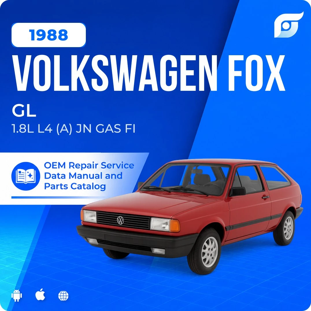 1988 Volkswagen Fox GL - OEM Repair Service Manual