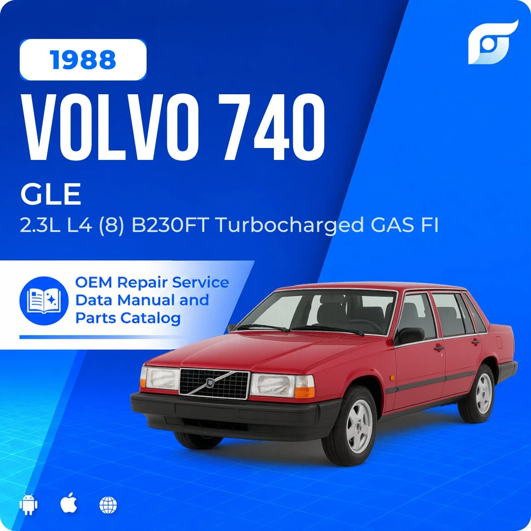 1988 Volvo 740 GLE - OEM Repair Service Manual