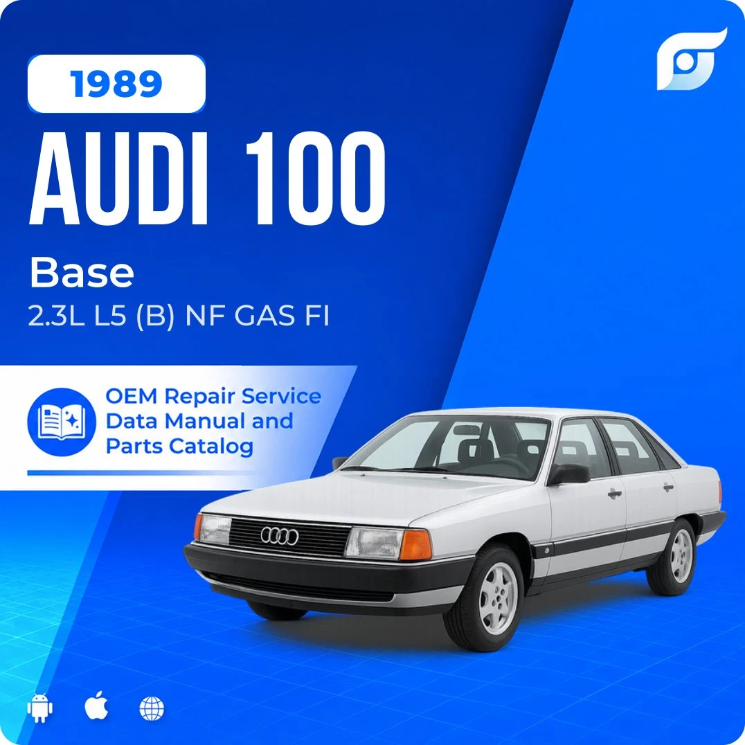 1989 Audi 100 Base - OEM Repair Service Manual