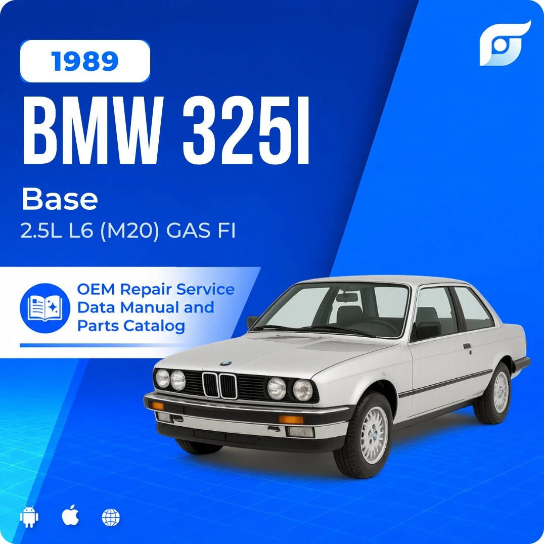 1989 BMW 325i Base - OEM Repair Service Manual