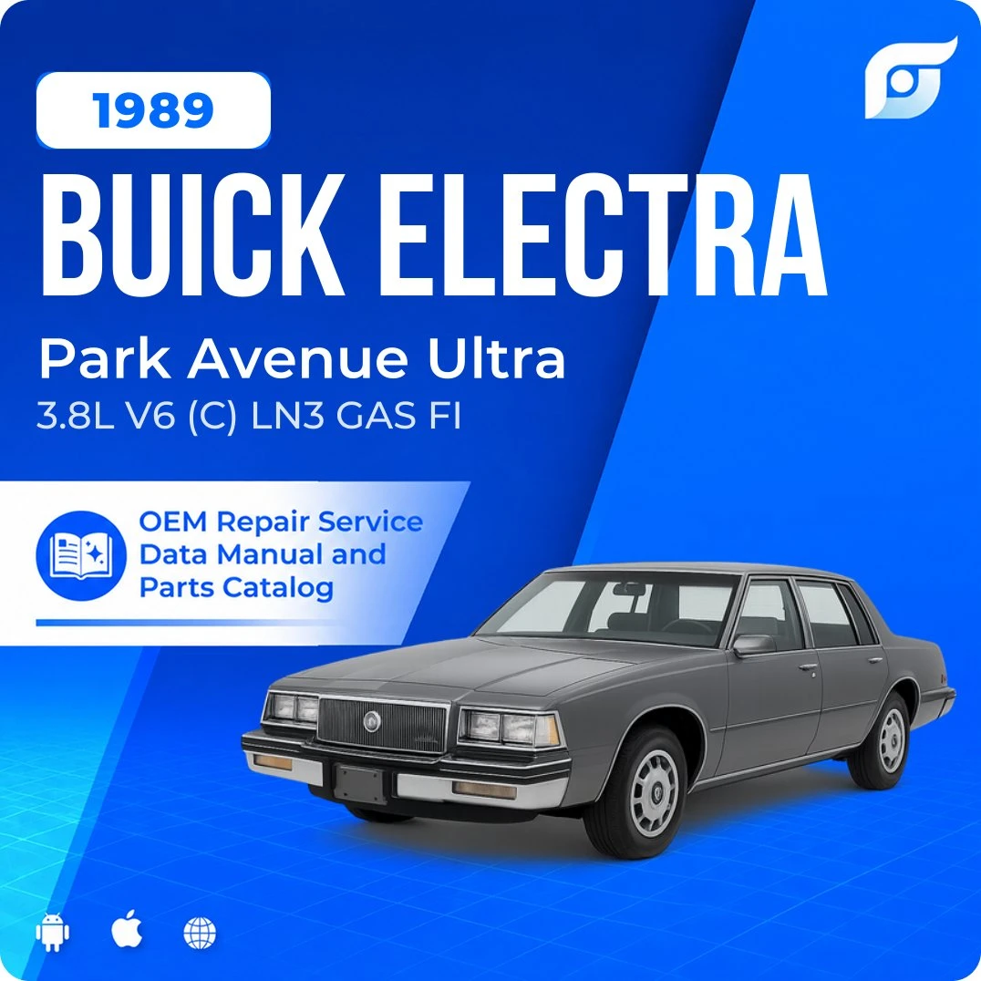 1989 Buick Electra Park Avenue Ultra - OEM Repair Service Manual