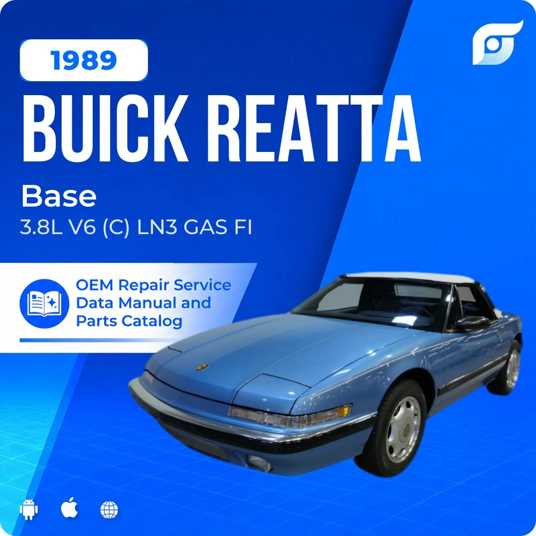 1989 Buick Reatta Base - OEM Repair Service Manual
